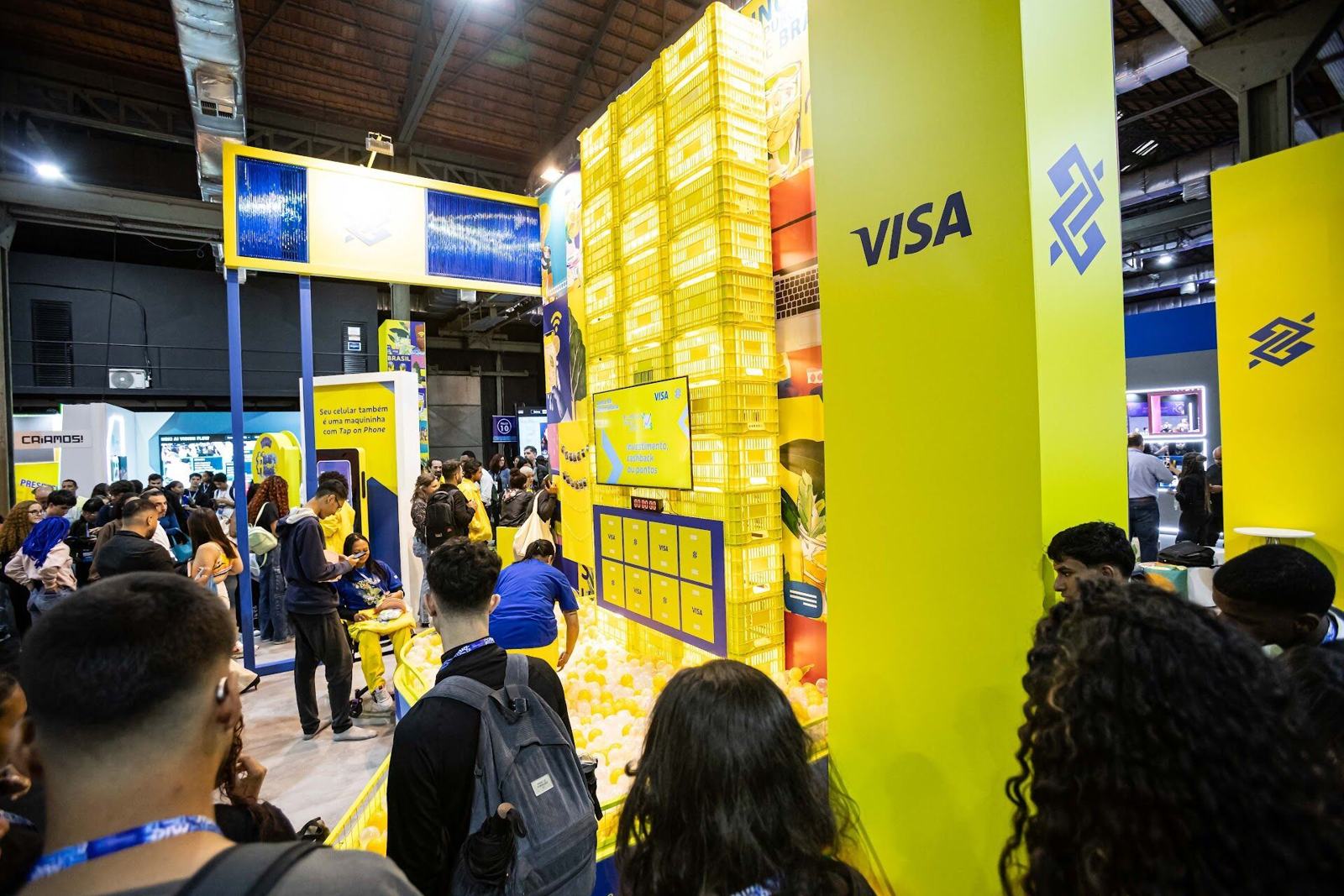 Estande BB e Visa
