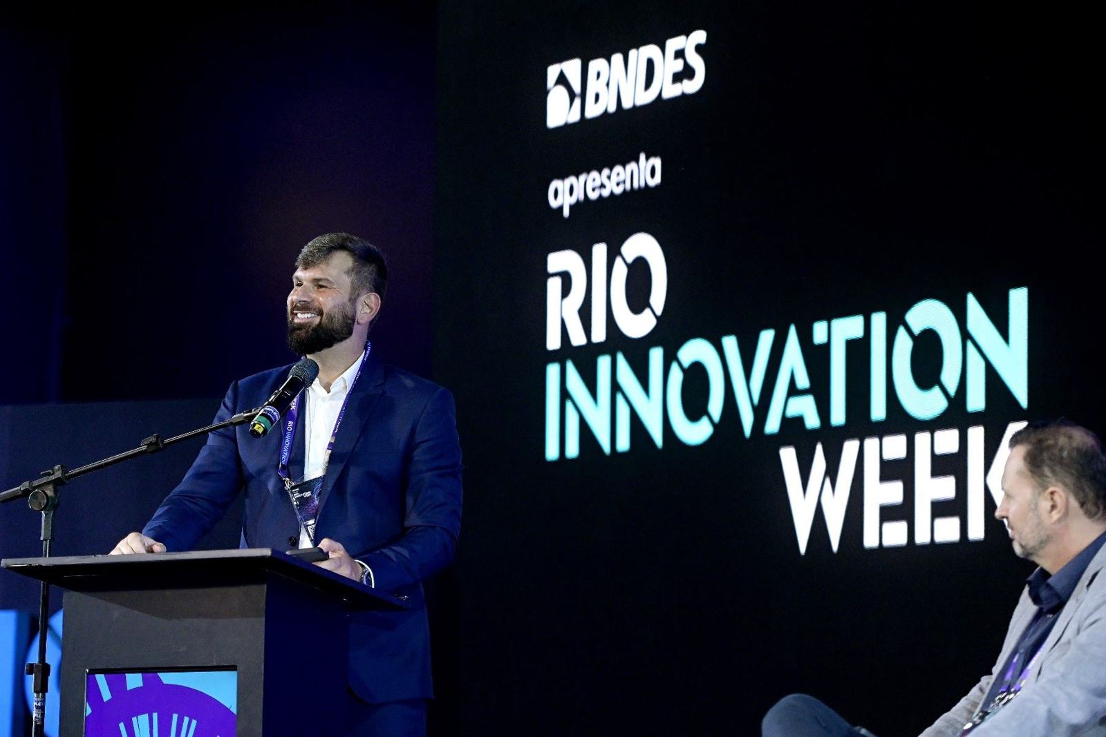 Ricardo Couto de Castro, governador em exercício do RJ, na abertura do RIW 2026