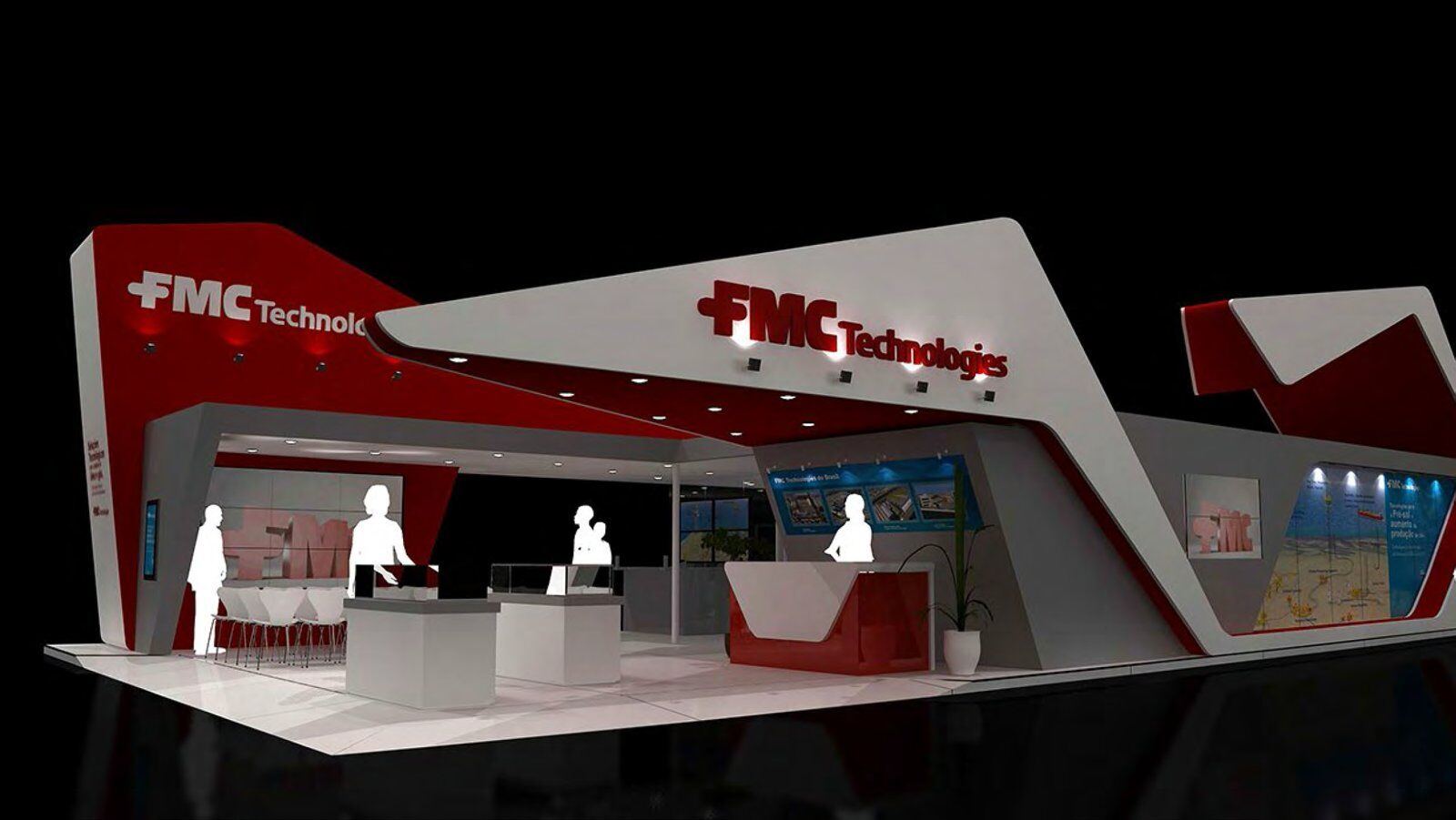 Projeto de estande FMC Technologies