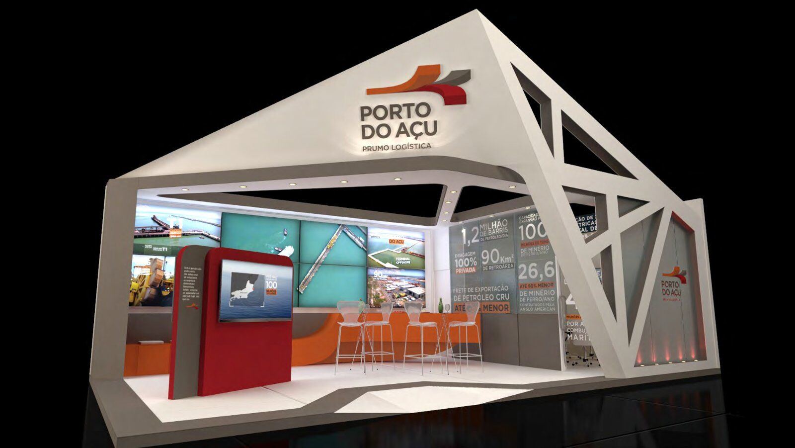 Projeto de estande Porto do Açu